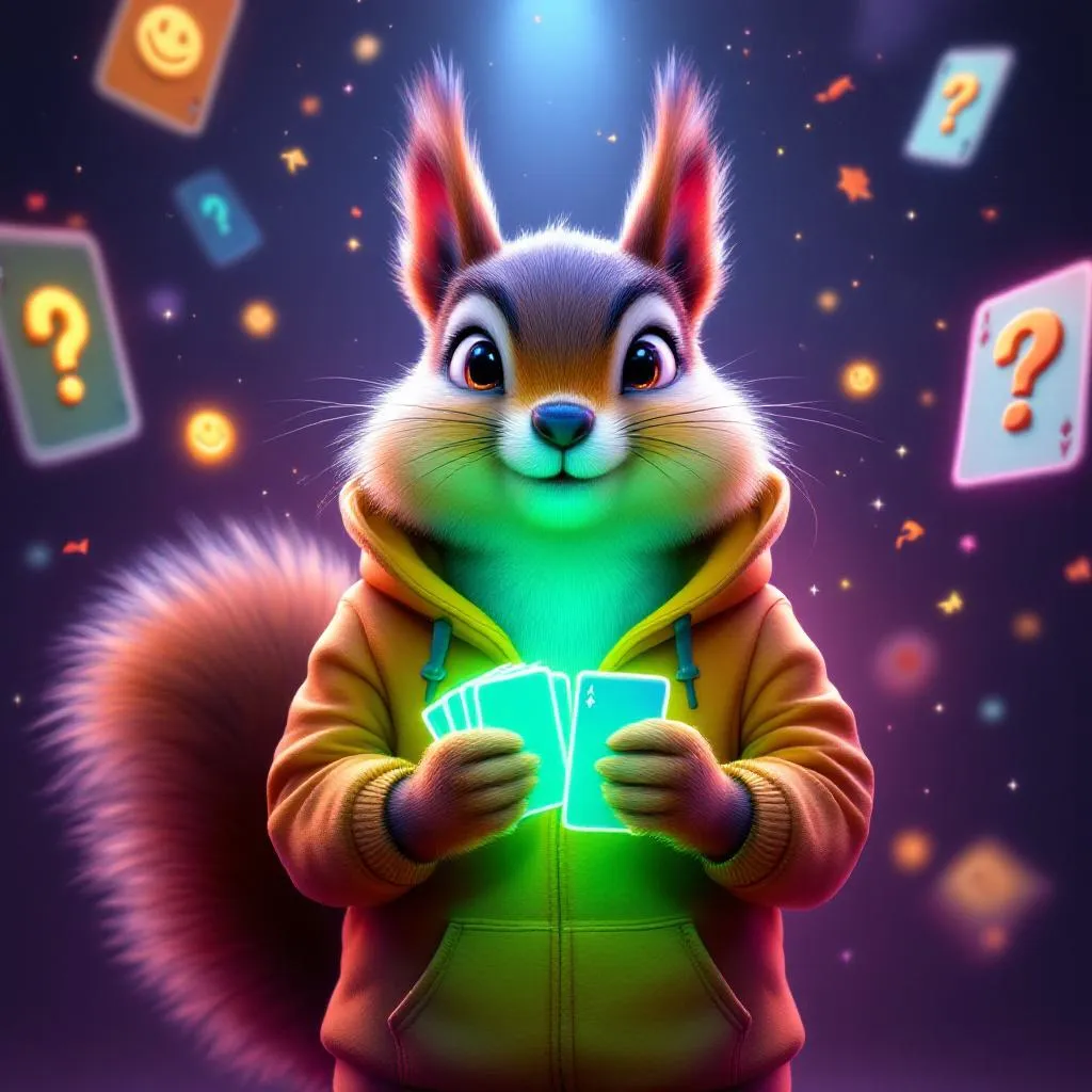 Giggl multiplayer comedy card game scene